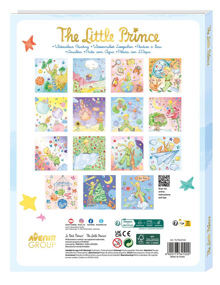 The Little Prince Watercolour Painting By Avenir - Image 2