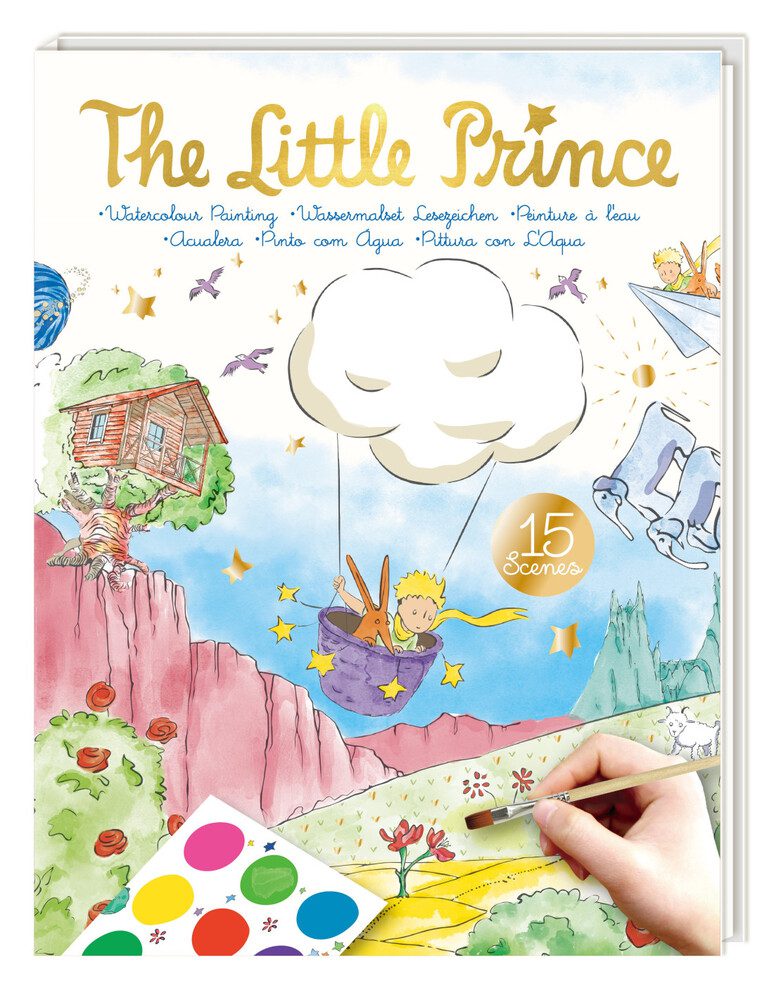 The Little Prince Watercolour Painting By Avenir