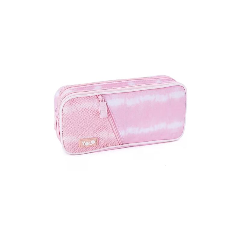 Case With 3 Compartments - Tie Dye Pink By Yolo