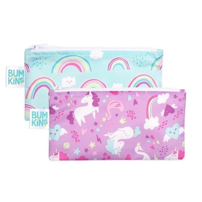 Small Snack Bag - Unicorns By Bumkins