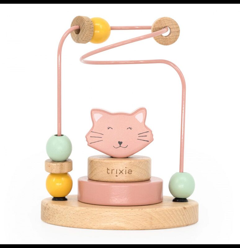 Wooden Beads Maze Mrs. Cat By Trixie