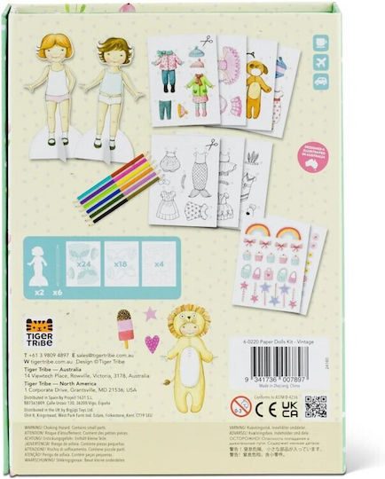 Activity Set Paper Doll Kit By Tiger Tribe - Image 5