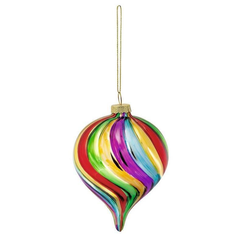 Christmas Ornament - Rainbow Twist By Moses