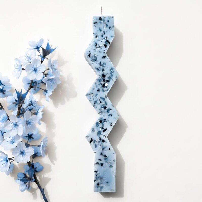 Crystal Blue Candle By Luxury Candles