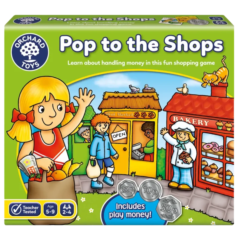 Pop to the Shops Board Game By Orchard Toys