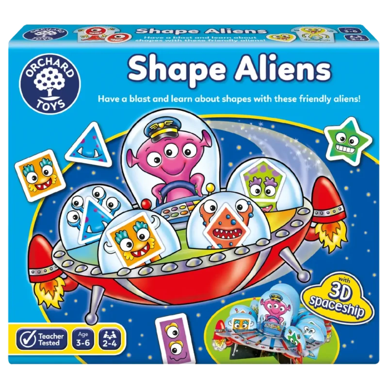 Shape Aliens Game By Orchard Toys