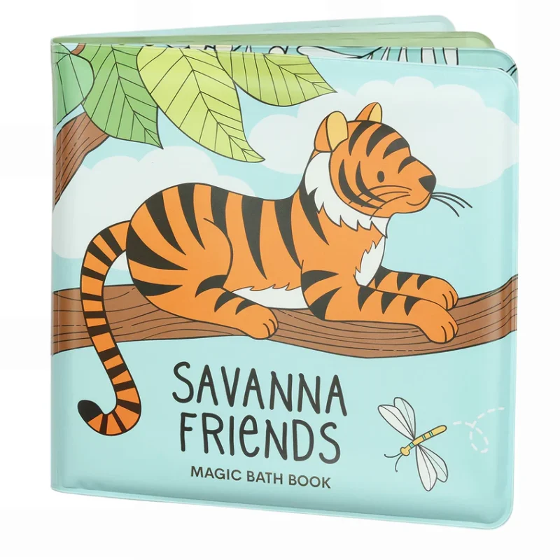 Magic Bath Book Savanne Friends By Little Lovely Company