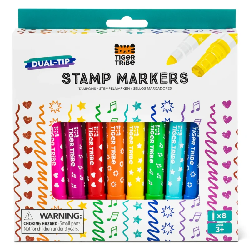 Dual-Tip Stamp Markers By Tiger Tribe
