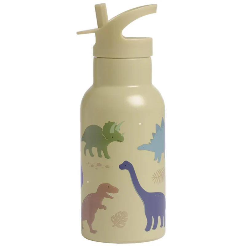 Stainless Steel Drink Bottle Dinosaurs By Little Lovely Company