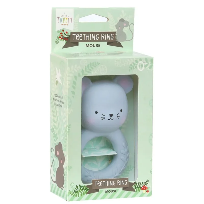 Teething Ring Mouse By Little Lovely Company