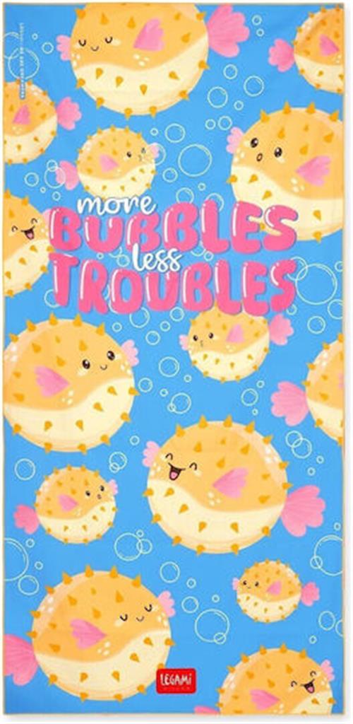 Beach Towel Pufferfish Double Sided By Legami