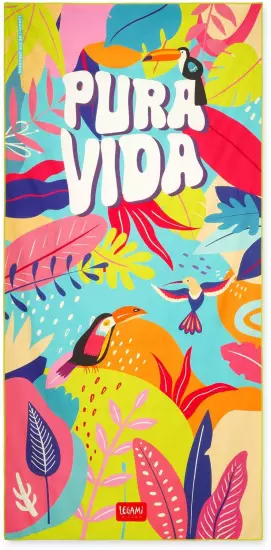 Beach Towel Pura Vida Double Sided By Legami