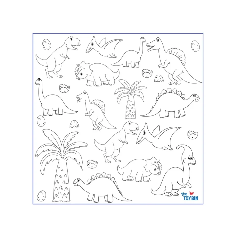 Board Game -Draw it as you Like Dinos By Toy Bin