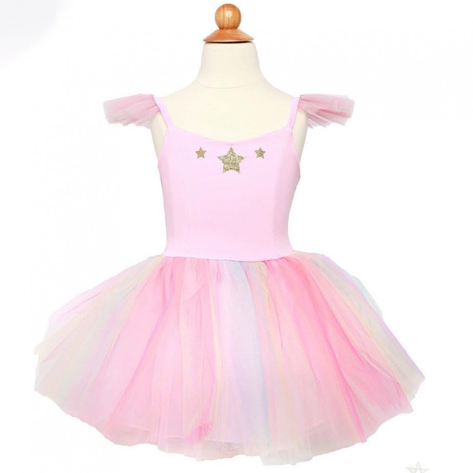 Rainbow Ballerina Dress 5-6 Years By Great Pretenders