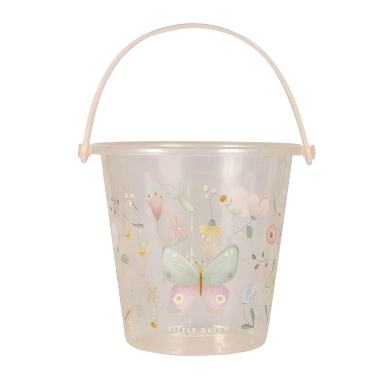 Shell bucket Flowers & Butterflies By Little Dutch