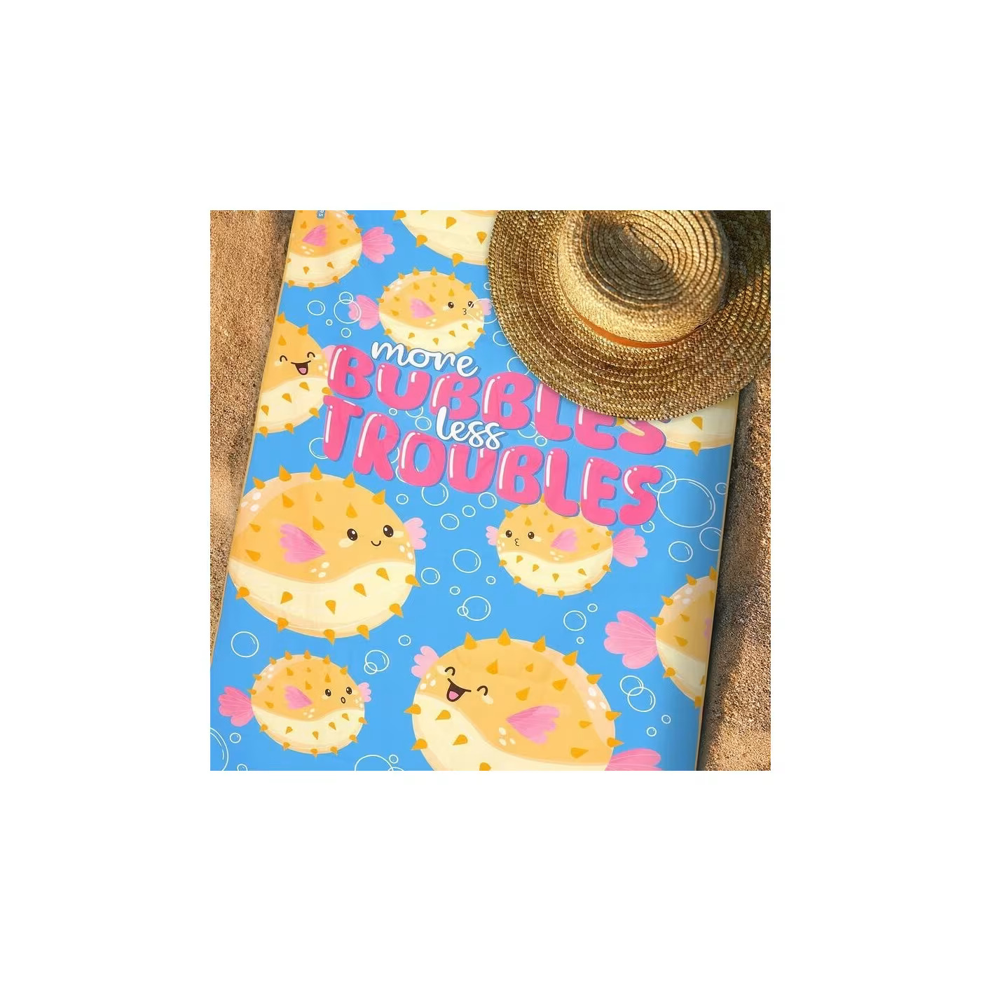 Beach Towel Pufferfish Double Sided By Legami - Image 3