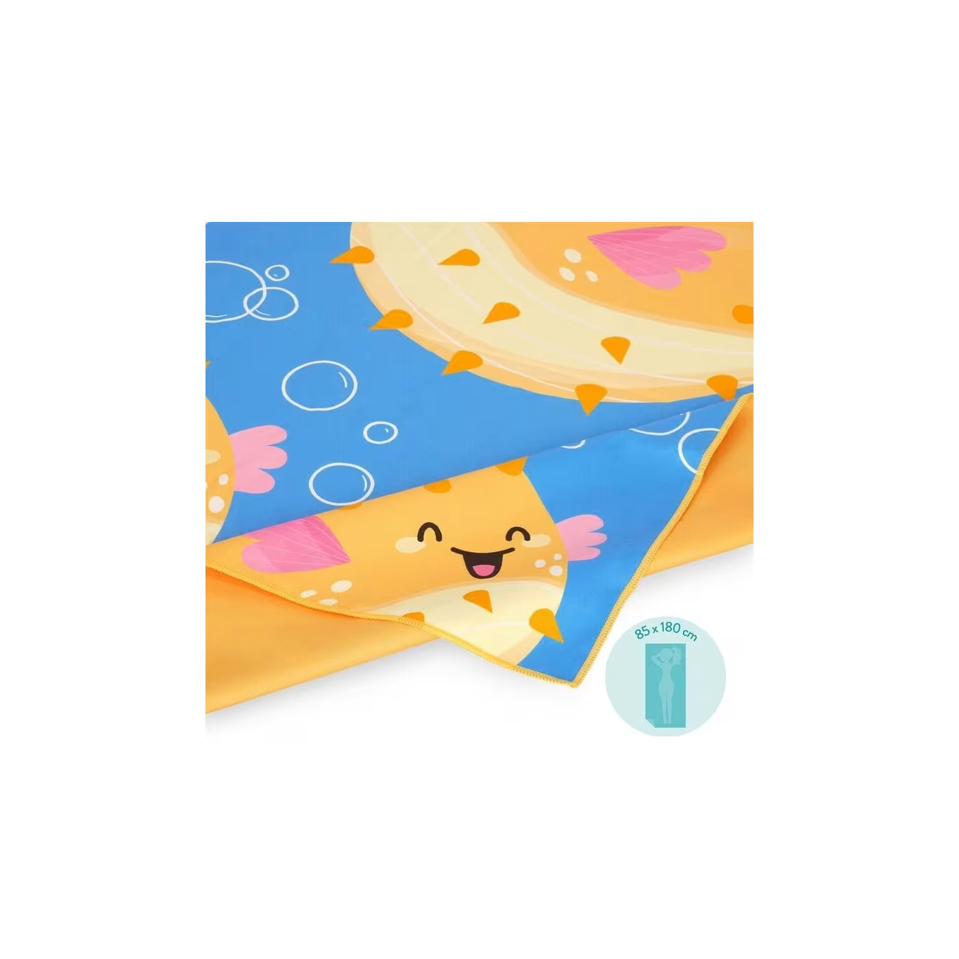 Beach Towel Pufferfish Double Sided By Legami - Image 4