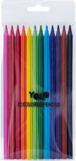 Crayons Set of 12 Colors By Yolo